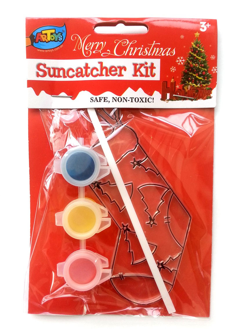 Christmas Suncatcher Painting