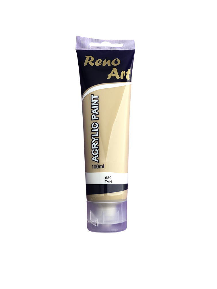 Tan colour acrylic paint