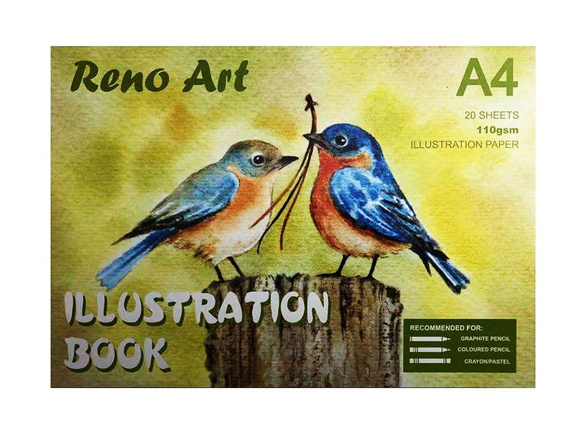 Illustration book, A4 Size