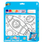 Rocket Canvas Art Painting Set 