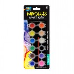 12*2ml Metallic Acrylic Paint