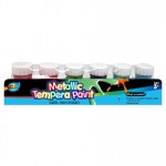 6*20ml Metallic Tempera Paint with Base