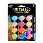 12*5ml Metallic Tempera Paint