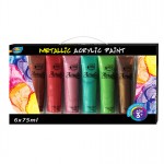 6*75 Metallic Acrylic Paint Tube
