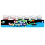 6*20ml Glitter Tempera Paint with Base