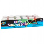 12*20ml Glitter Tempera Paint with Base