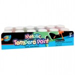 12*20ml Metallic Tempera Paint with Base